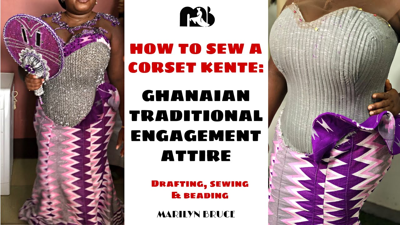 КОРСЕТНОЕ ПЛАТЬЕ KENTE - Черчение, шитье и вышивка бисером