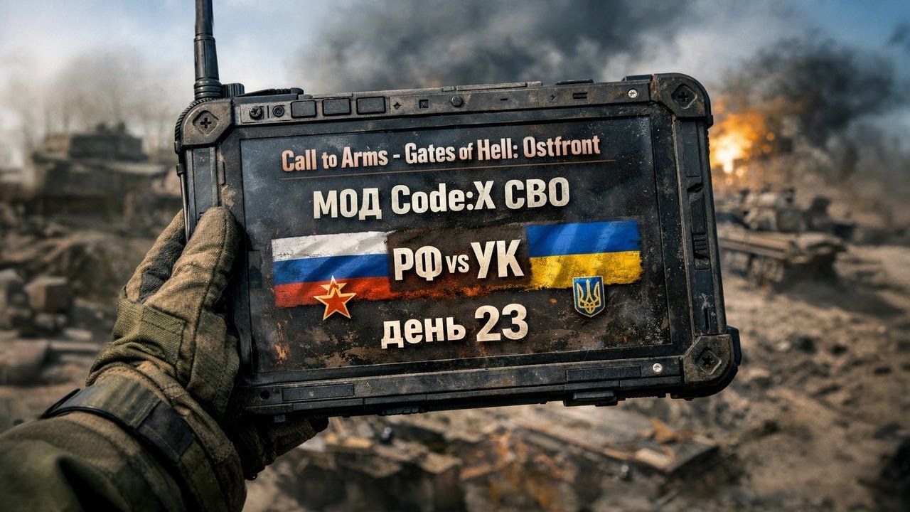 Call to Arms - Gates of Hell: Ostfront МОД Code:X СВО 🔥РФ VS УК🔥день 23