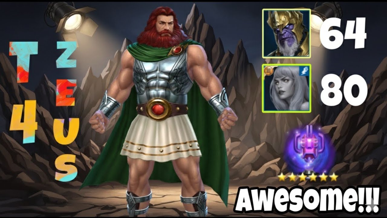 T4 ZEUS 🆚 THANOS (64) , BLACK SWAN (80) || CTP B,RAGE #mff 