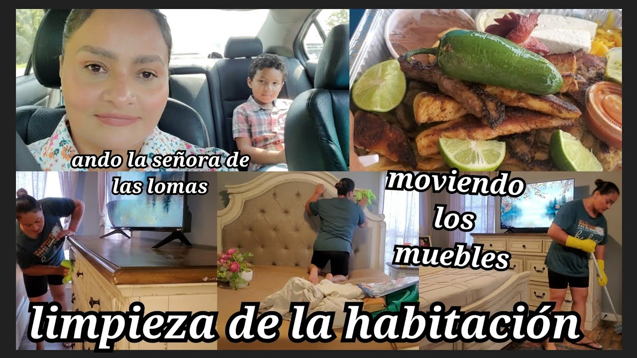 LIMPIEZA DE LA HABITACION//MOVIENDO LOS MUEBLES//poniéndola acogedora.