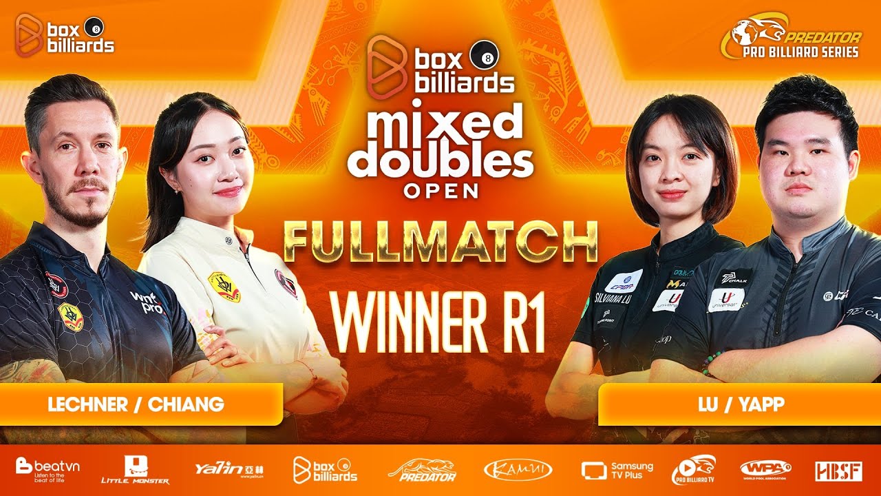 Max Lechner/Shui Ching Chiang vs Aloysius Yapp/Silviana Lu | 2025 BOX BILLIARDS MIXED DOUBLES OPEN