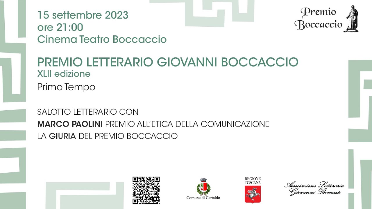 XLII Premio Letterario Giovanni Boccaccio - 1 Tempo