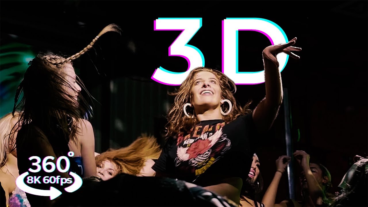 8K 3D 360&deg; Dance Music Video - a Riddim Virtual RAVE VR Experience in 60fps for VR headset