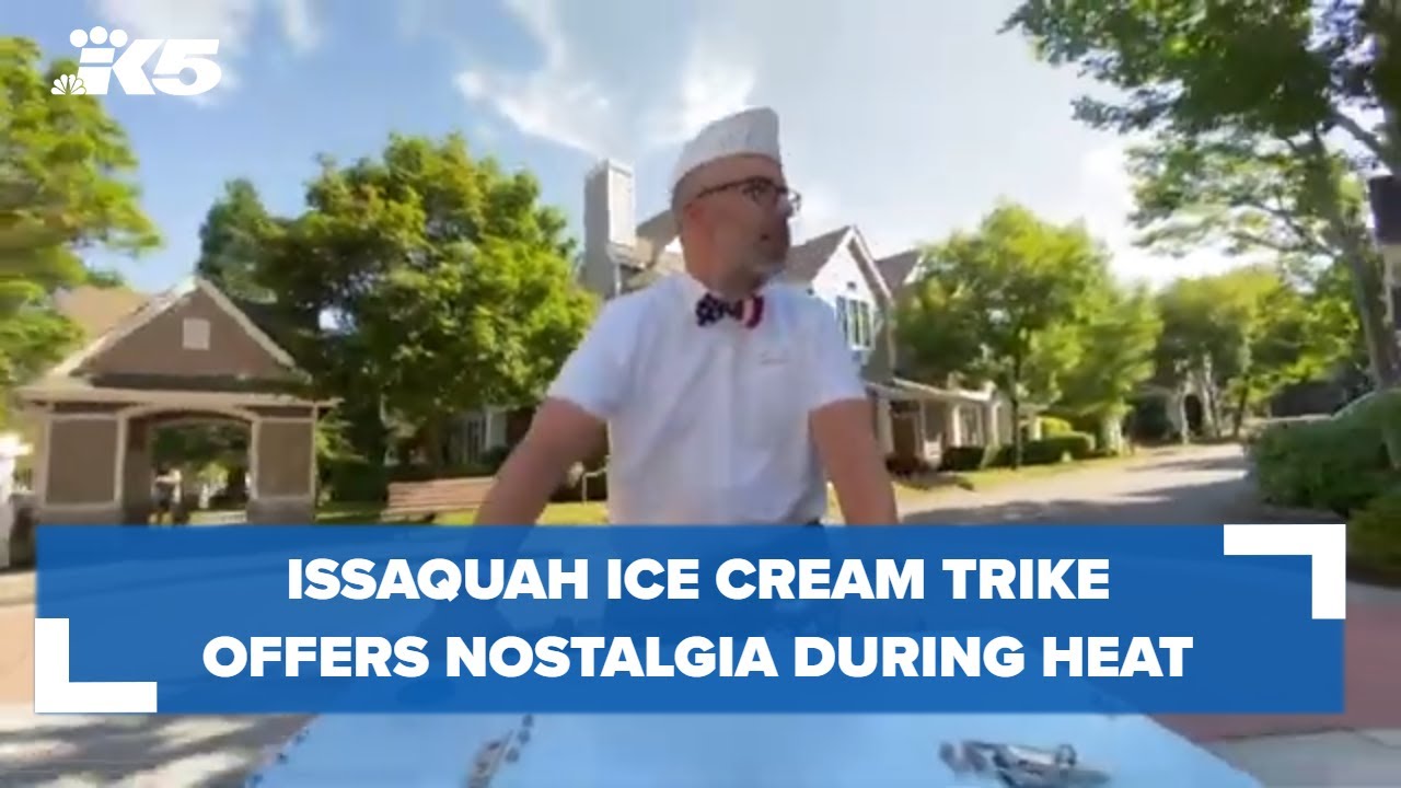 Issaquah Ice Cream Trike offers nostalgic twist during heat wave