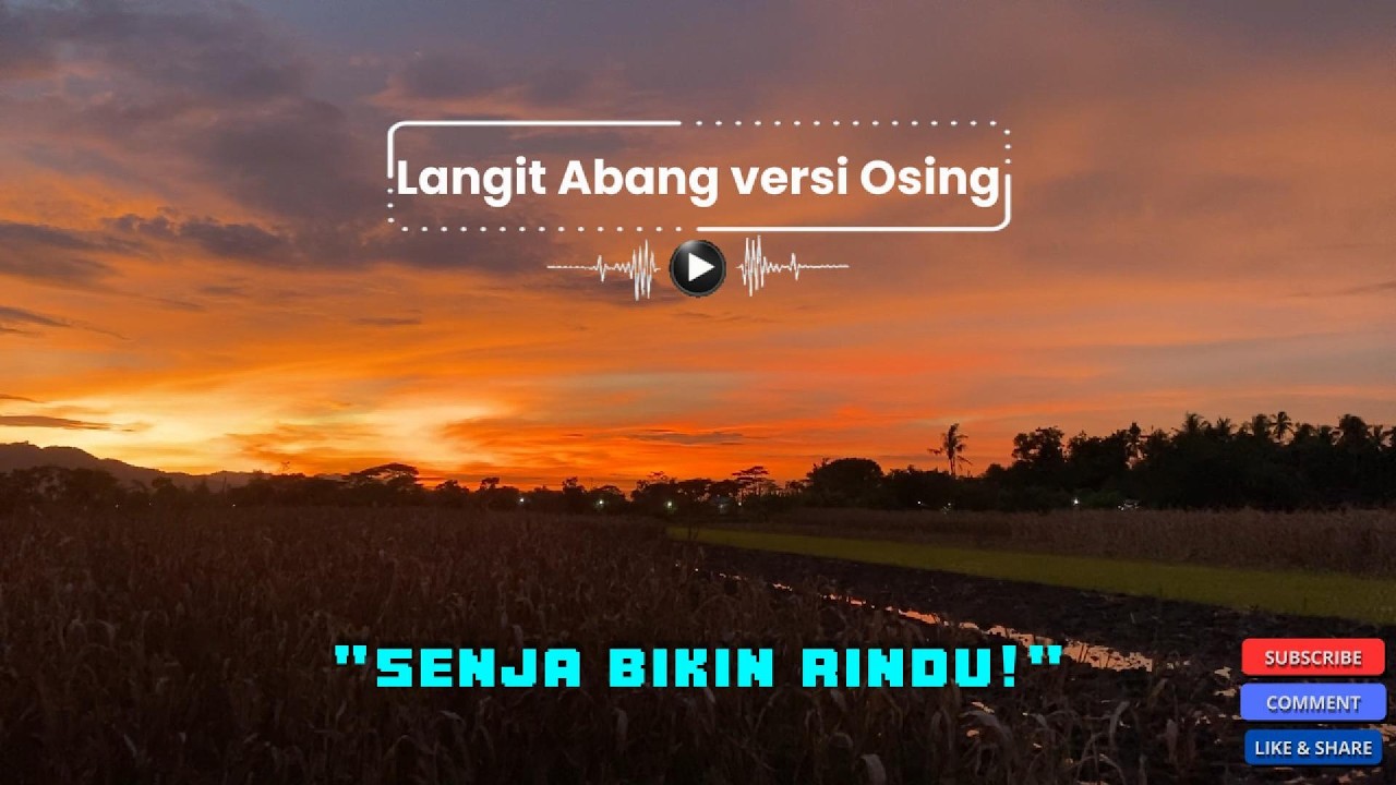 VIRAL‼️ Langit Abang Versi Osing Banyuwangi – Nuansa Senja yang Menyentuh Hati