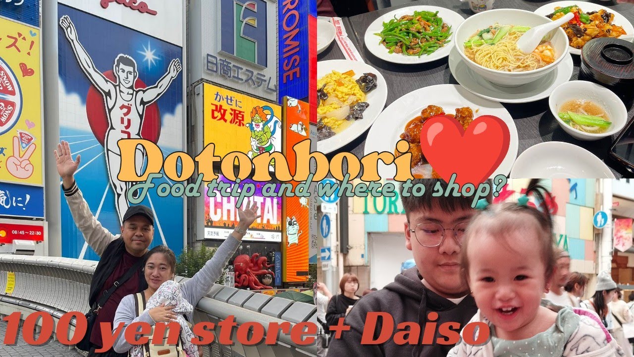 Dotonbori Foodtrip and Shopping | Day 6 | 100 yen store and Daiso Shopping😍