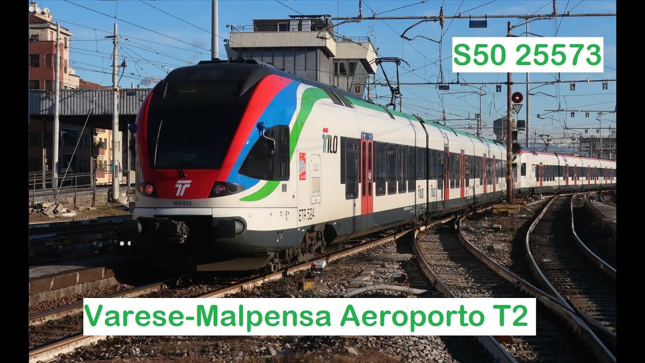 Cab Ride Varese-Malpensa T2 a bordo di un ETR524