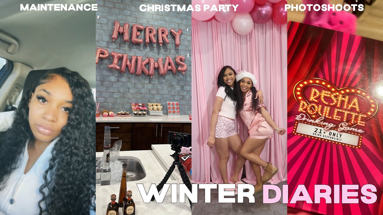 WINTER DIARIES ( maintenance, christmas party, mall runs , photo shoots)
