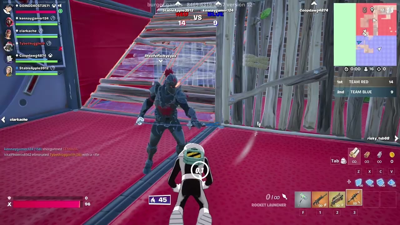 Fortnite Red vs Blue Feat @Littlebit42097