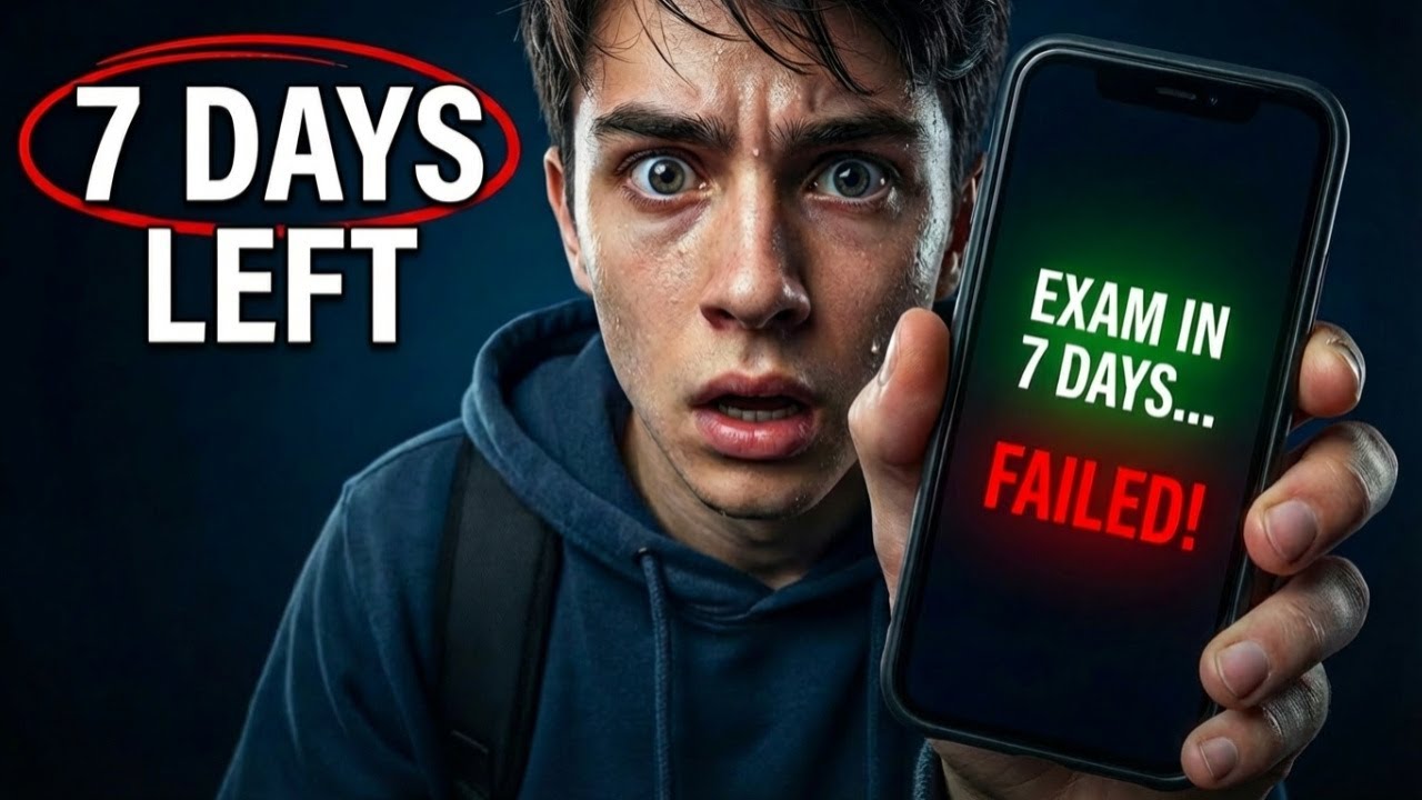 Only 7 Days left to Exams! 5 Methods for 2026