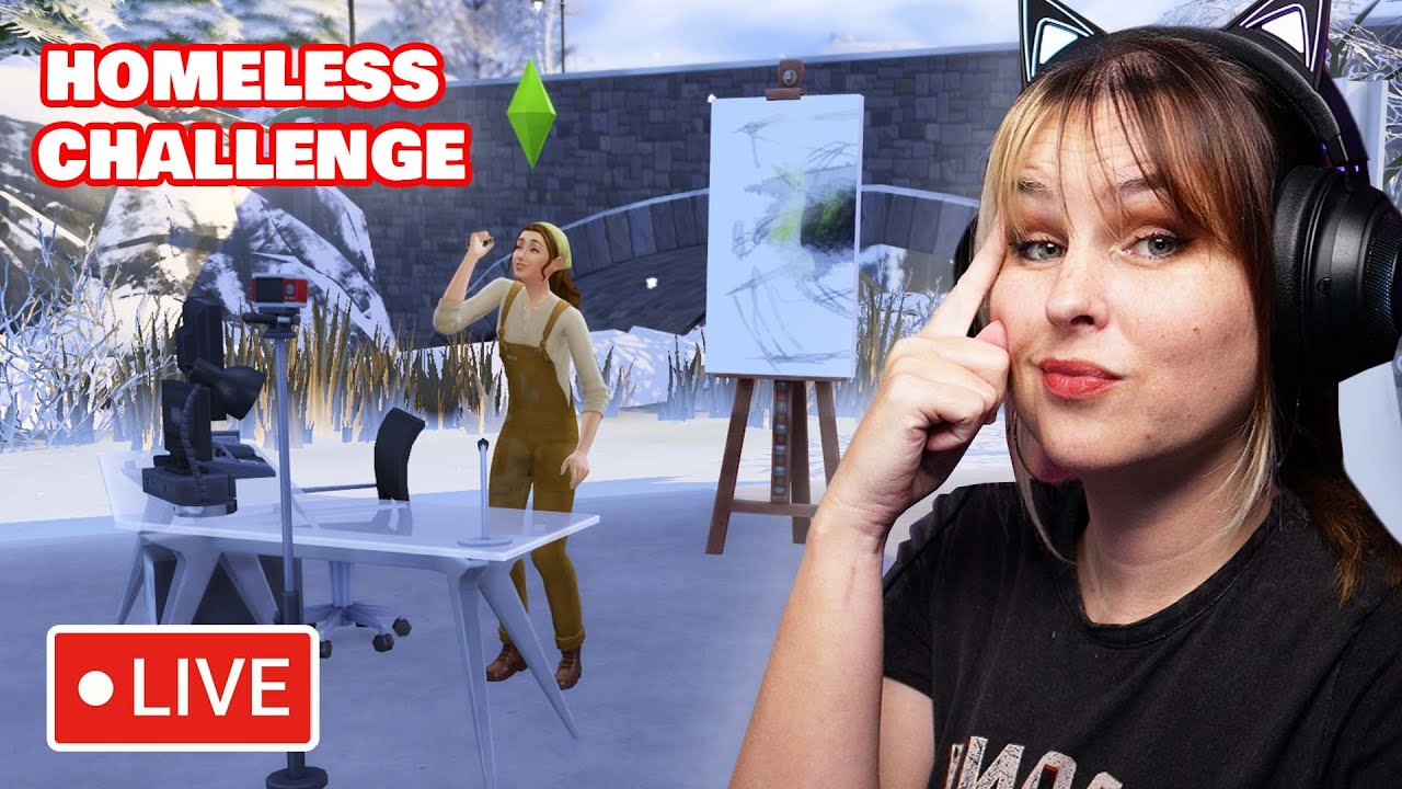 #2 KAN IK GELD VERDIENEN ALS YOUTUBER? - Homeless Challenge Sims 4 Nederlands