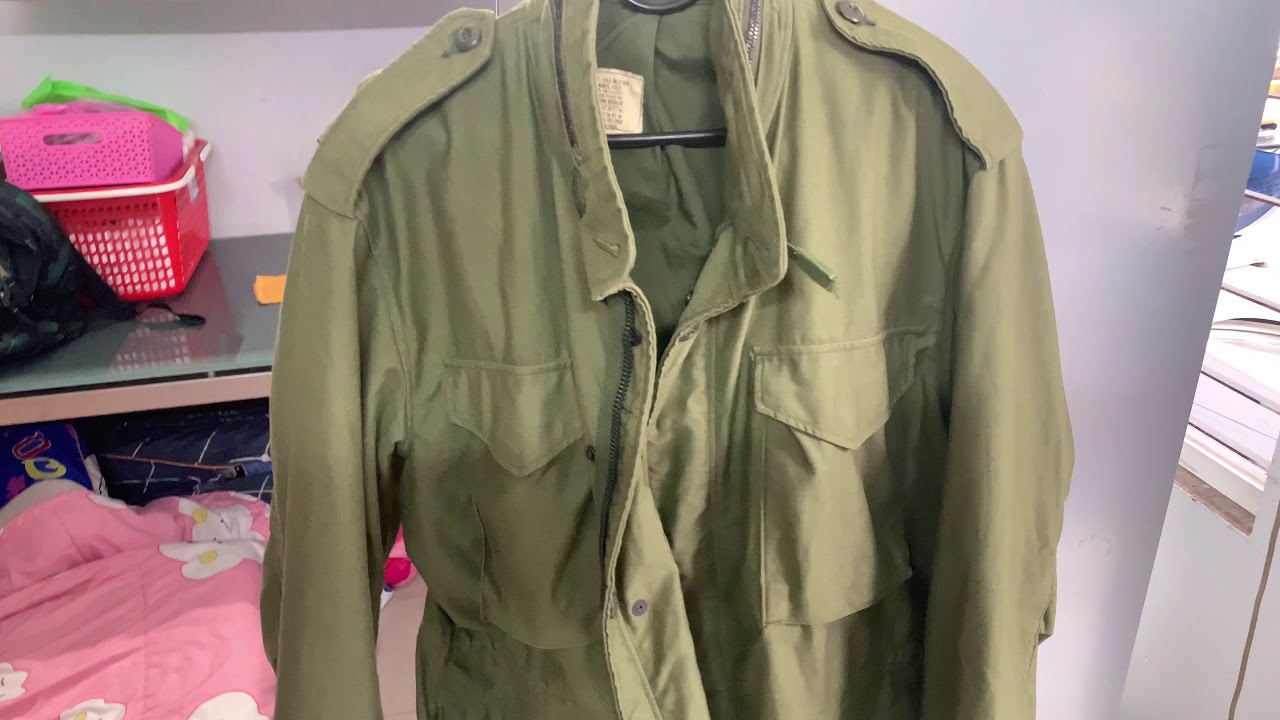 (Đã bán ) Áo lính Mỹ M65 - date 1972 - size Medium regular