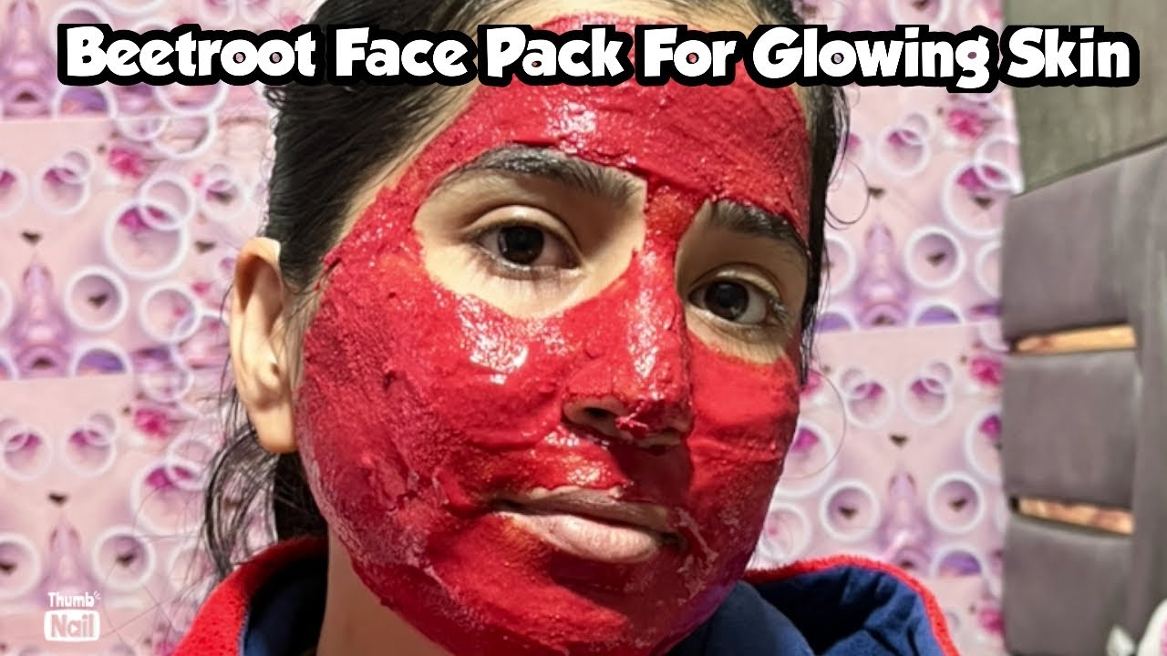 Beetroot face pack for glowing skin #priyankamakeover #youtube #trending #skincare #viral 