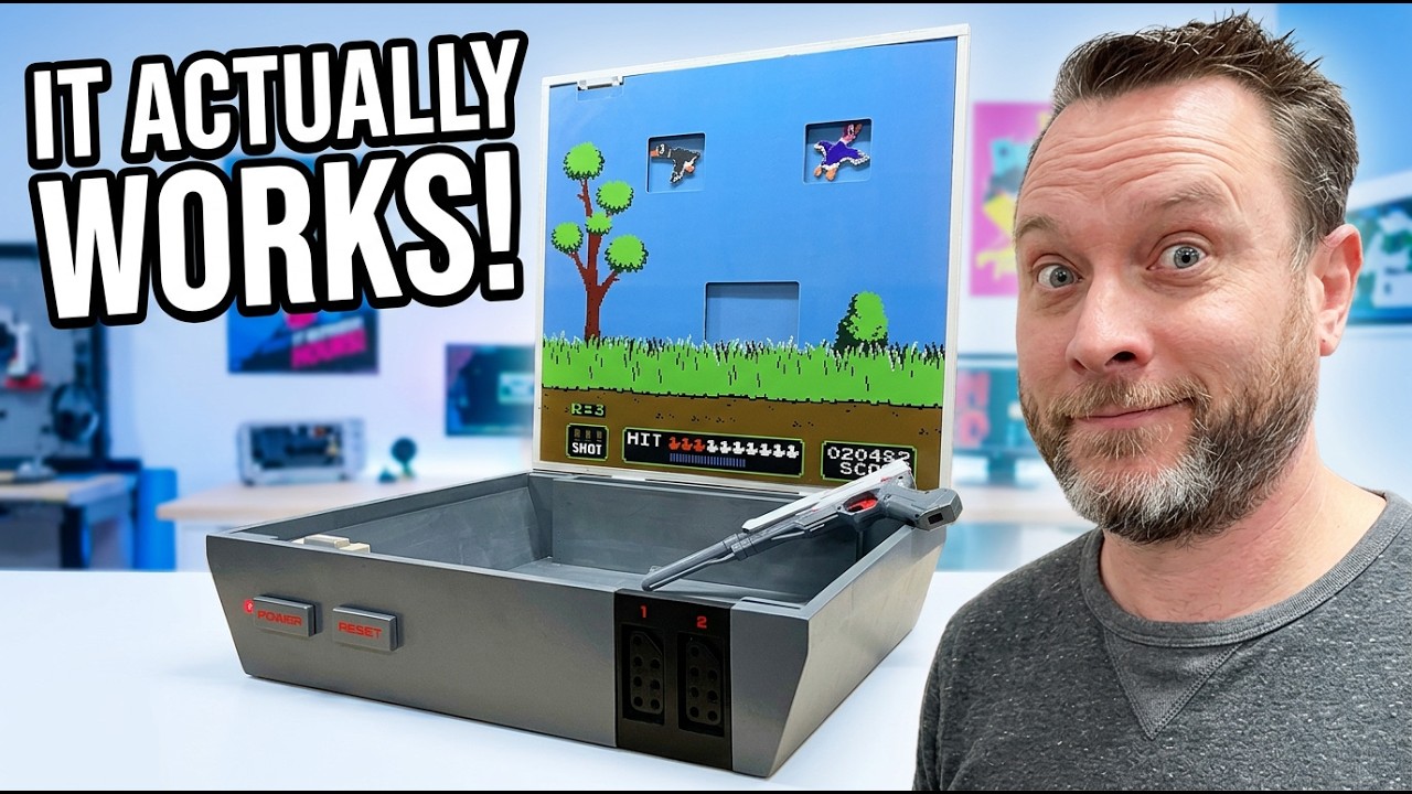 This GIANT NES Actually Works… and It’s Made of Wood!