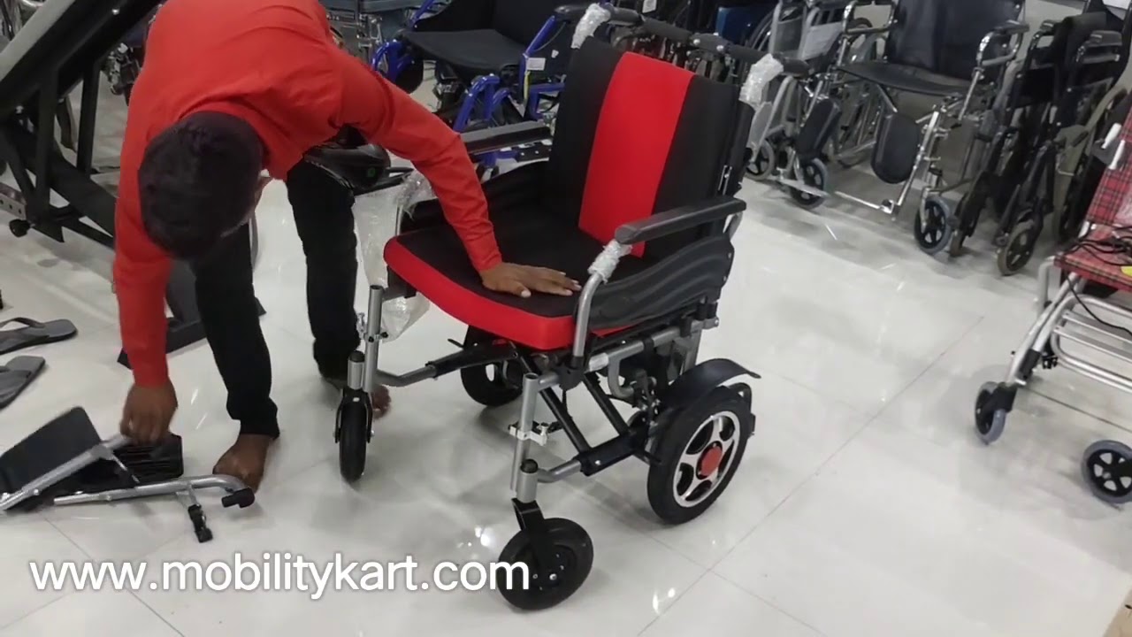 Vissco Zip Lite Power Wheelchair - Zip Lite 2074 - www.mobilitykart.com - Support Call +918770784247