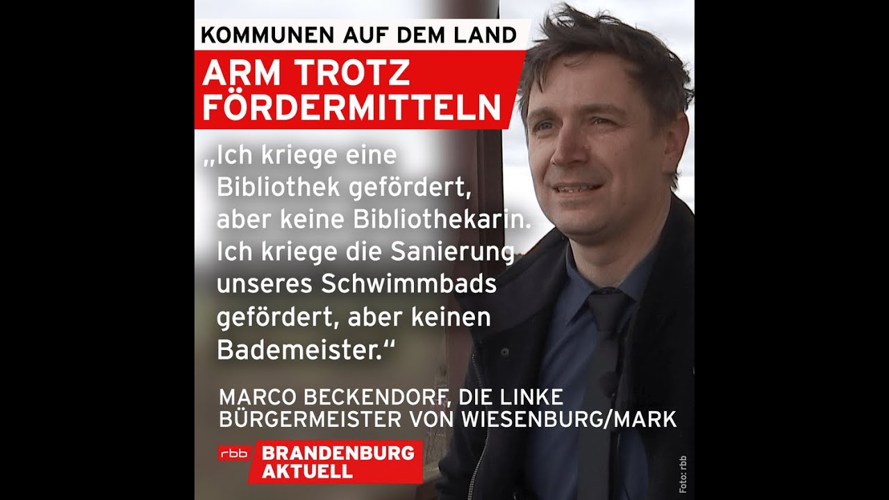 Kommunen auf dem Land: Arm trotz F&ouml;rdermittel