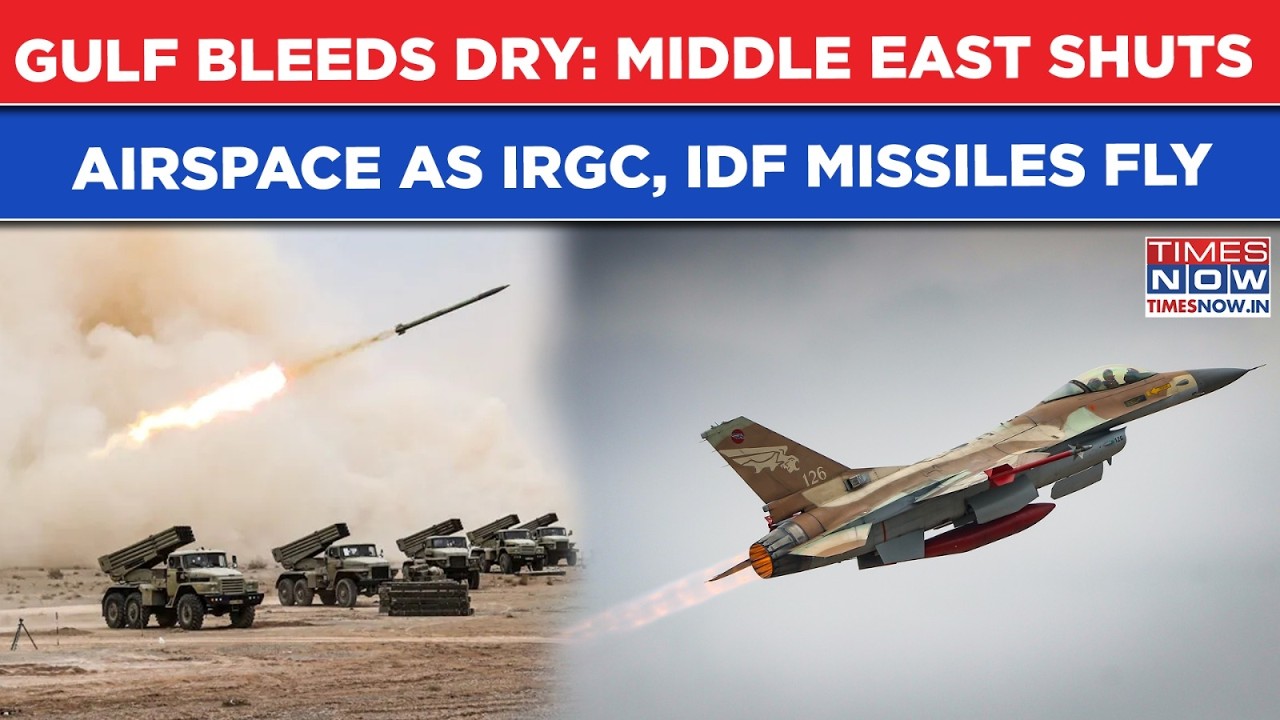 Gulf Bleeds Dry: Middle East Shuts Airspace As IRGC, IDF Missiles Fly| Iran Blitz After Beirut Hit