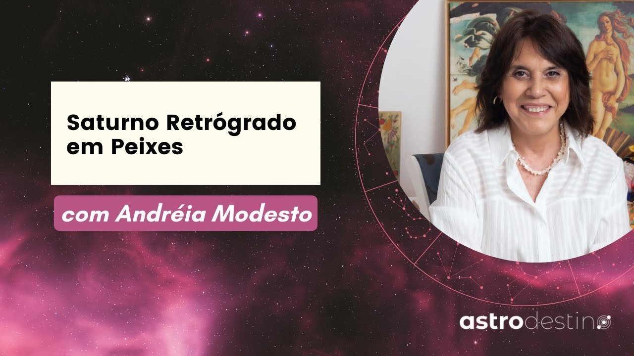 24/06 - Saturno Retrógrado em Peixes!