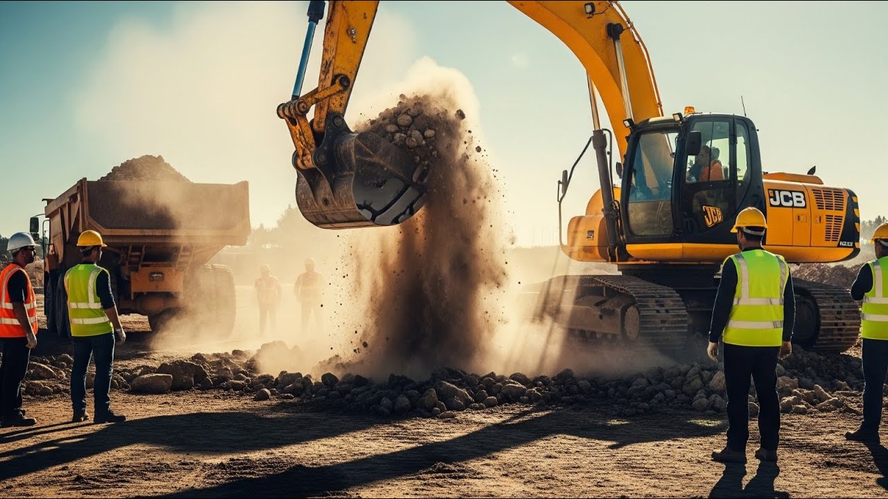 JCB Power: Watch the Full Excavation Process (4K Cinematic)