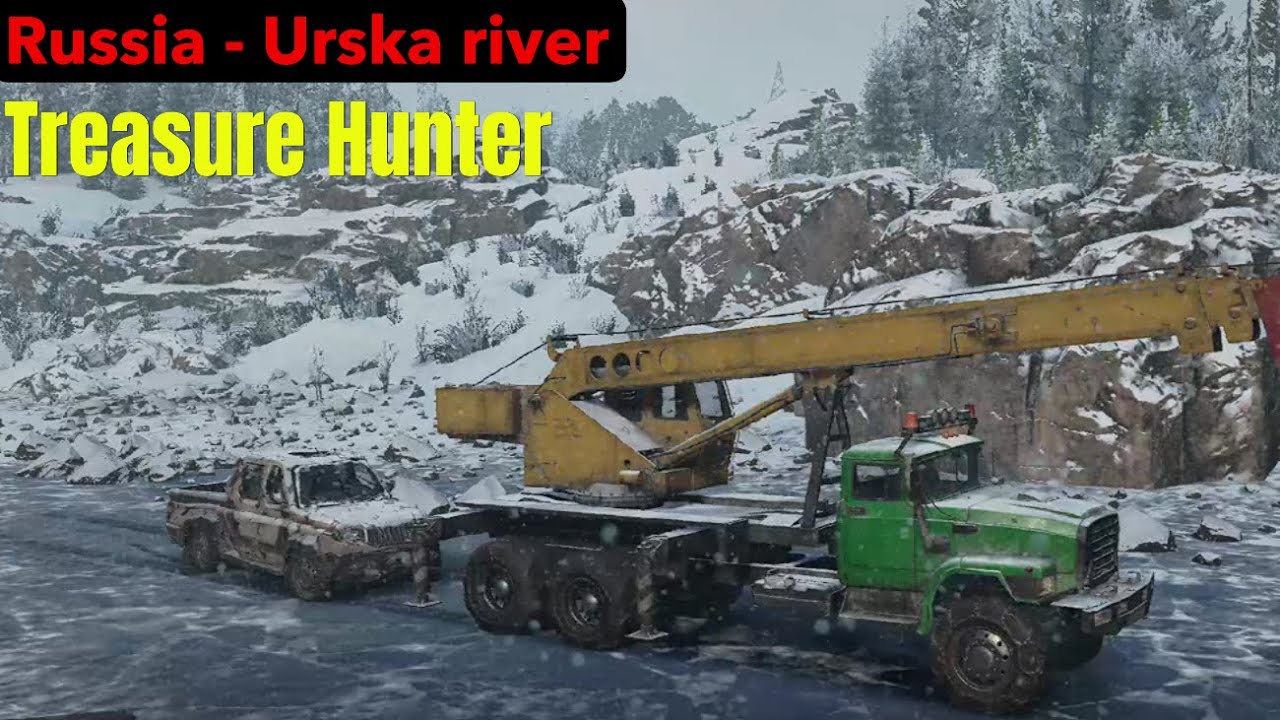 Russian Federation, Urska River - Treasure Hunter - SnowRunner Play Through Part 550
