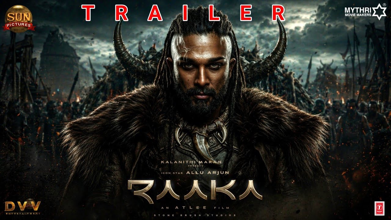 Raaka Trailer | Allu Arjun New Movie Trailer | New Movie South In Hindi | Raaka Teaser. Raka Trailer