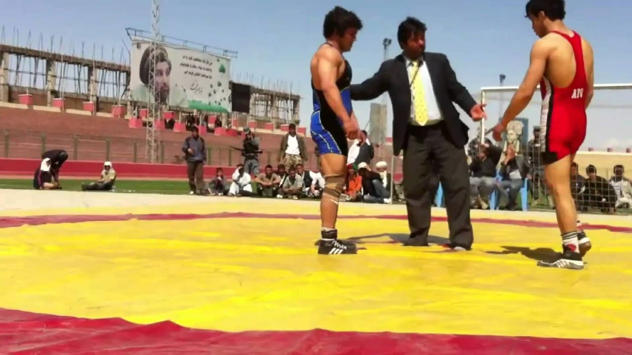 Afghan wrestling baba jan ahmadi vs saleem