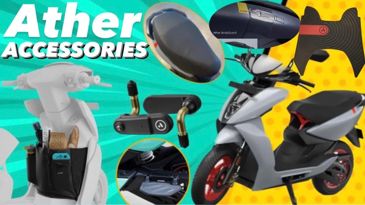 ALL NEW ACCESSORIES FOR  ATHER 450 . @AtherEnergyElectric