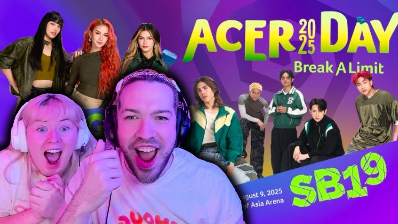 ACER DAY 2025 SB19, Sarah G & G22 COUPLE REACTION! Vocal coach & dancer couple REACT!