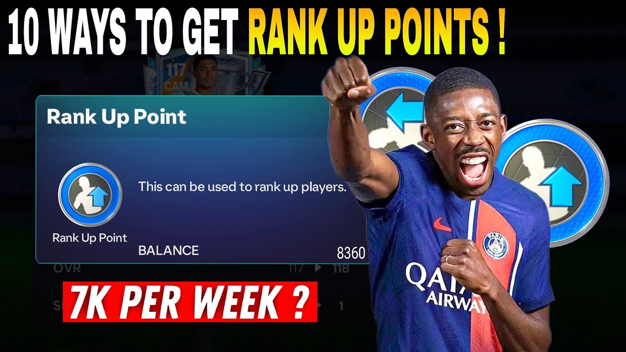 10 Ways to Get Unlimited Rank Up Points in FC Mobile 🔥 | F2p Tips