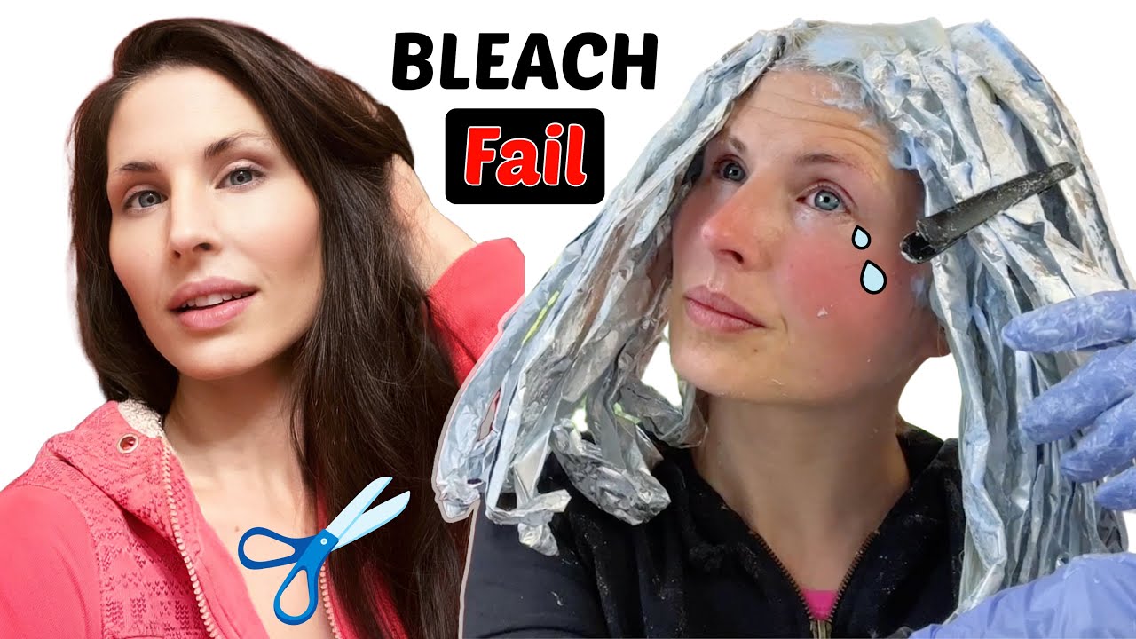 When S..t Hits The Fan, Turn it Around. Bleaching Hair at Home With The Vision of Platinum Hair :)