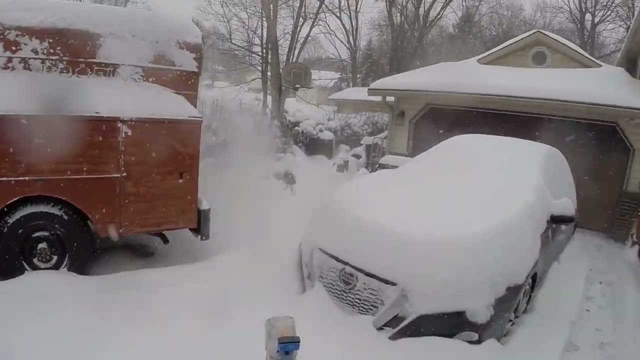 Epic January 2026 Snowstorm  - Just blowing some snow.