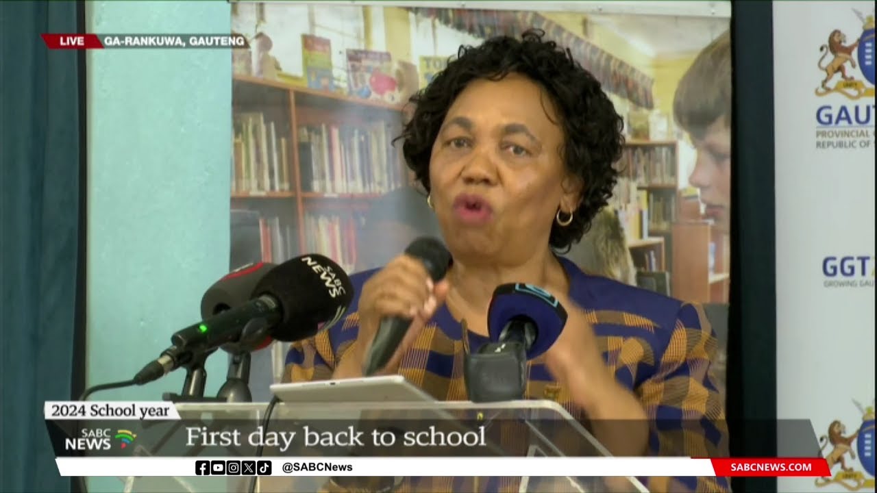 Back to School | Education Minister, Gauteng Premier and MEC visit Ga-Rankuwa school