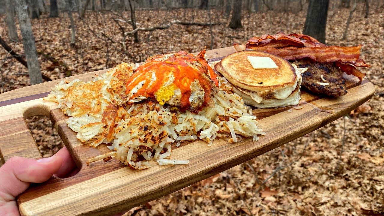 I Cooked a Mountain Man Breakfast in the Woods