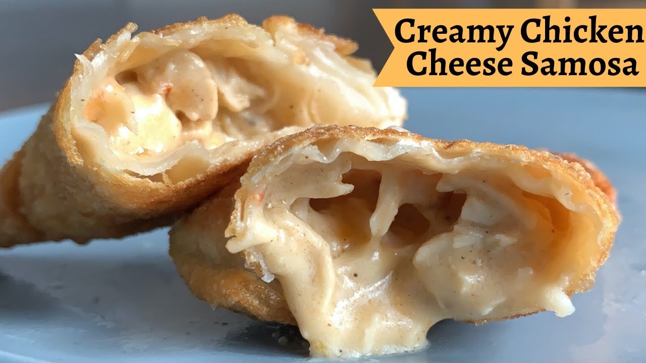 Creamy Chicken Cheese Samosa Recipe | Ramadan Special Recipe | Freeze & Store | The Home Maker Baker