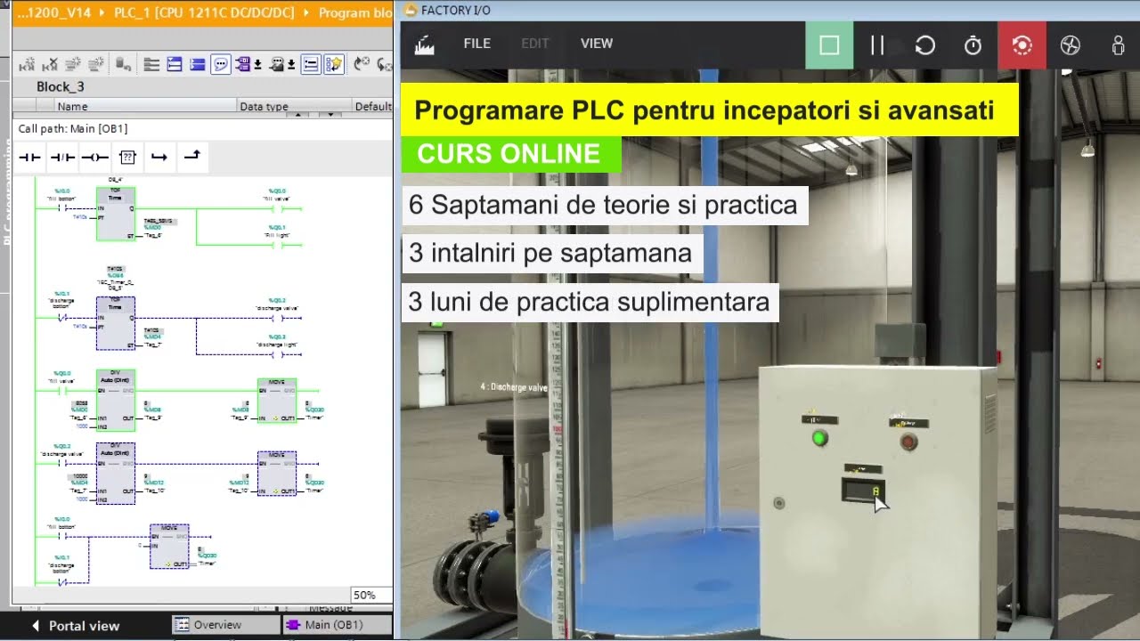 Curs de programare PLC pentru incepatori si avansati