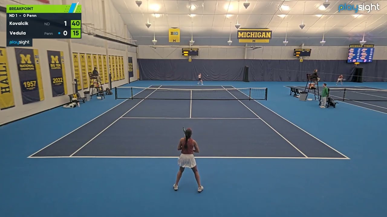 Women's singles 6 -  NOTRE DAME v PENN -  25 1 26