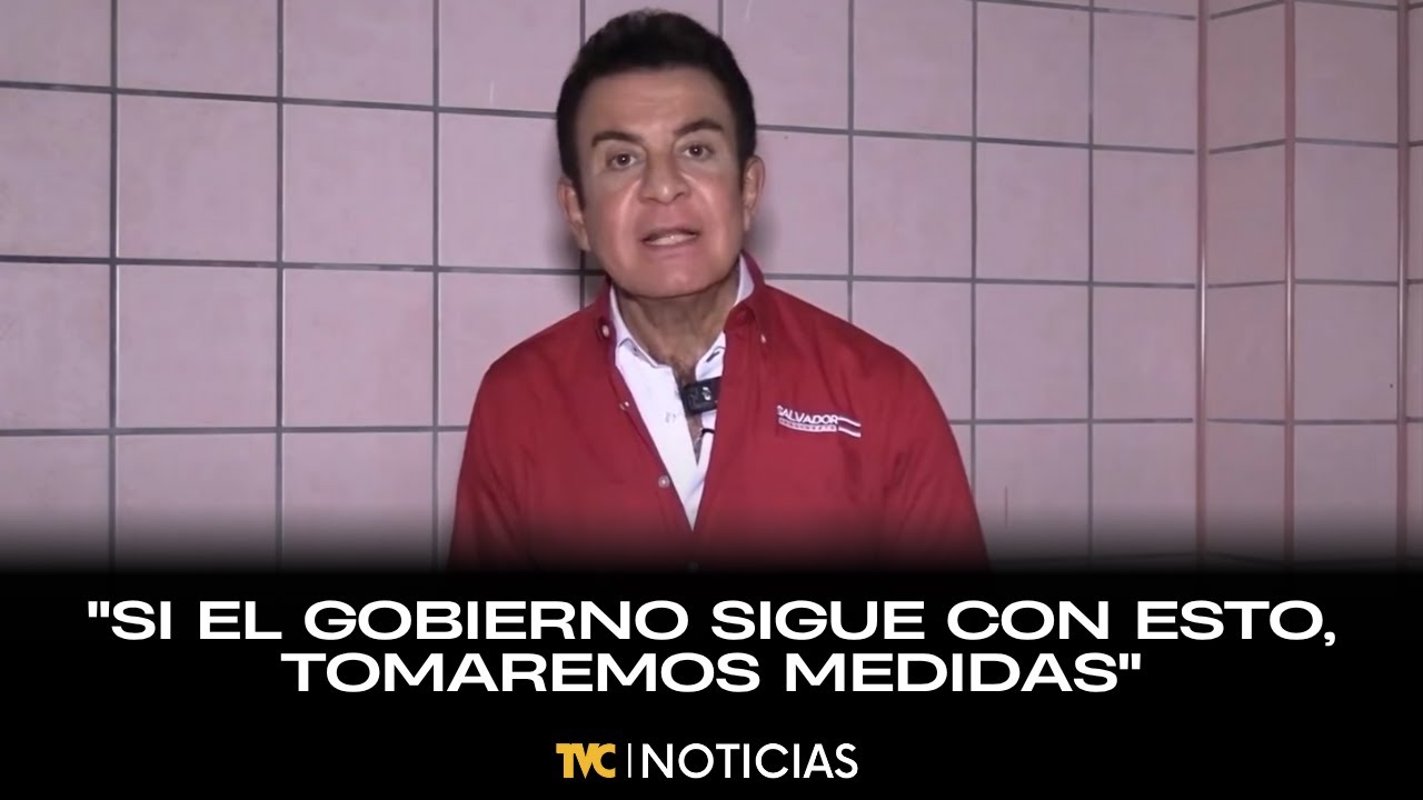 Salvador Nasralla: &ldquo;Si el gobierno persiste con esta situaci&oacute;n, vamos a tomar medidas