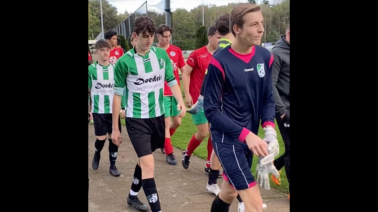 14 oktober 2023, samenvatting van de competitiewedstrijd RKSV Heeze JO19-1  SHH JO19-1.