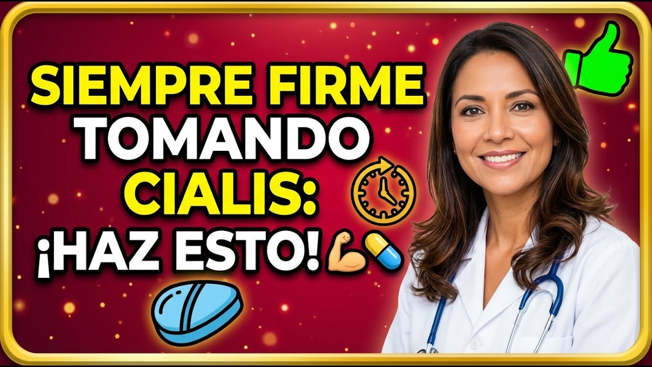 Haz esto si quieres estar siempre Firme al tomar Cialis