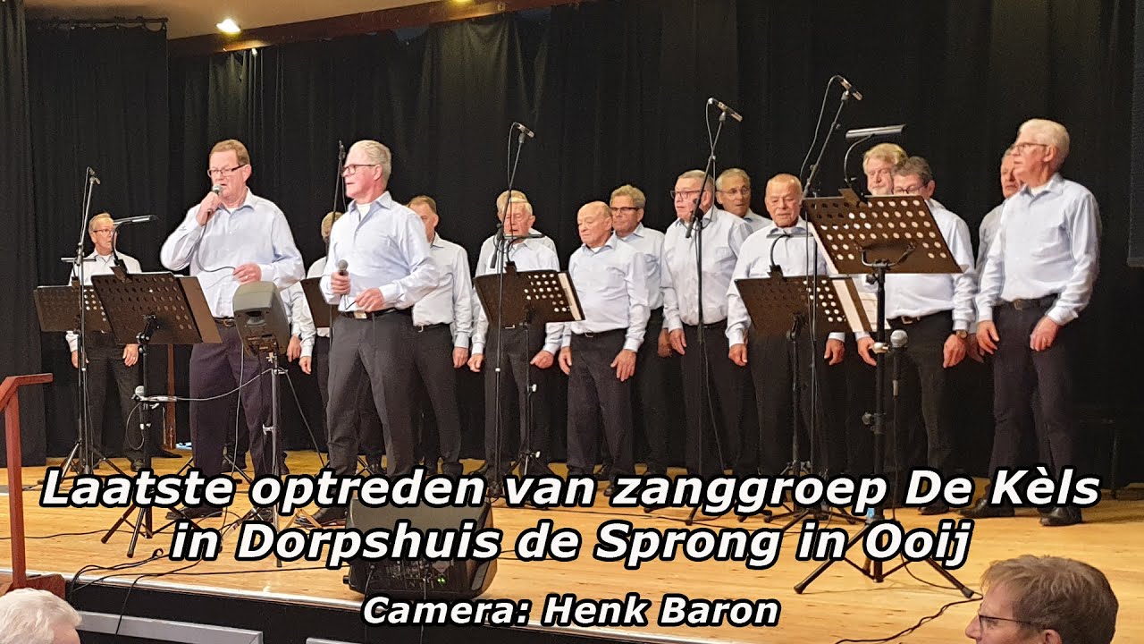 Optreden van De Kèls in Ooij