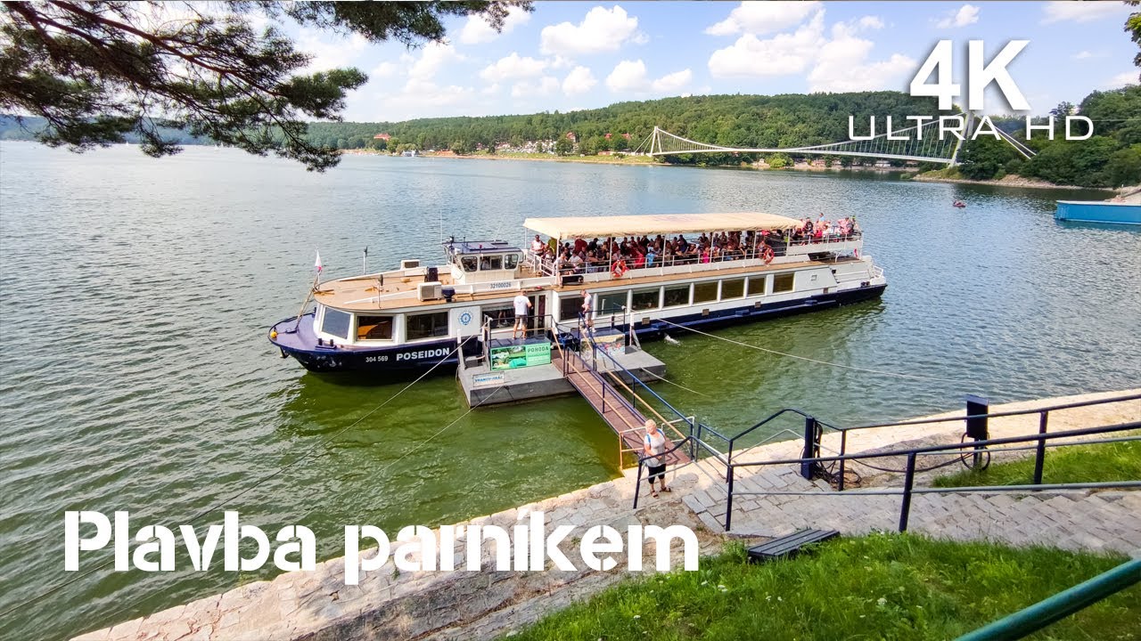 Plavba parníkem (Vranovská přehrada) |4K