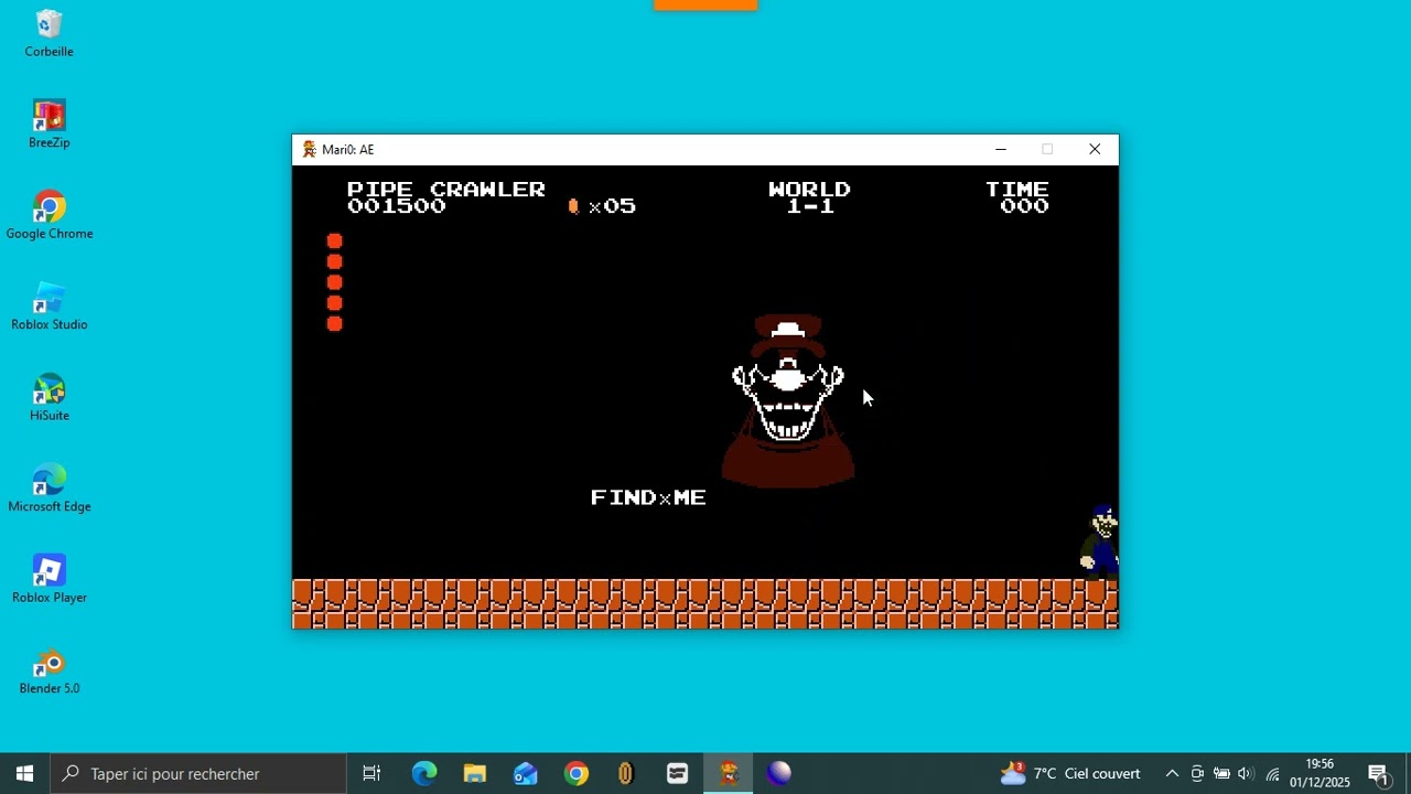 mario 85 from memory in mari0