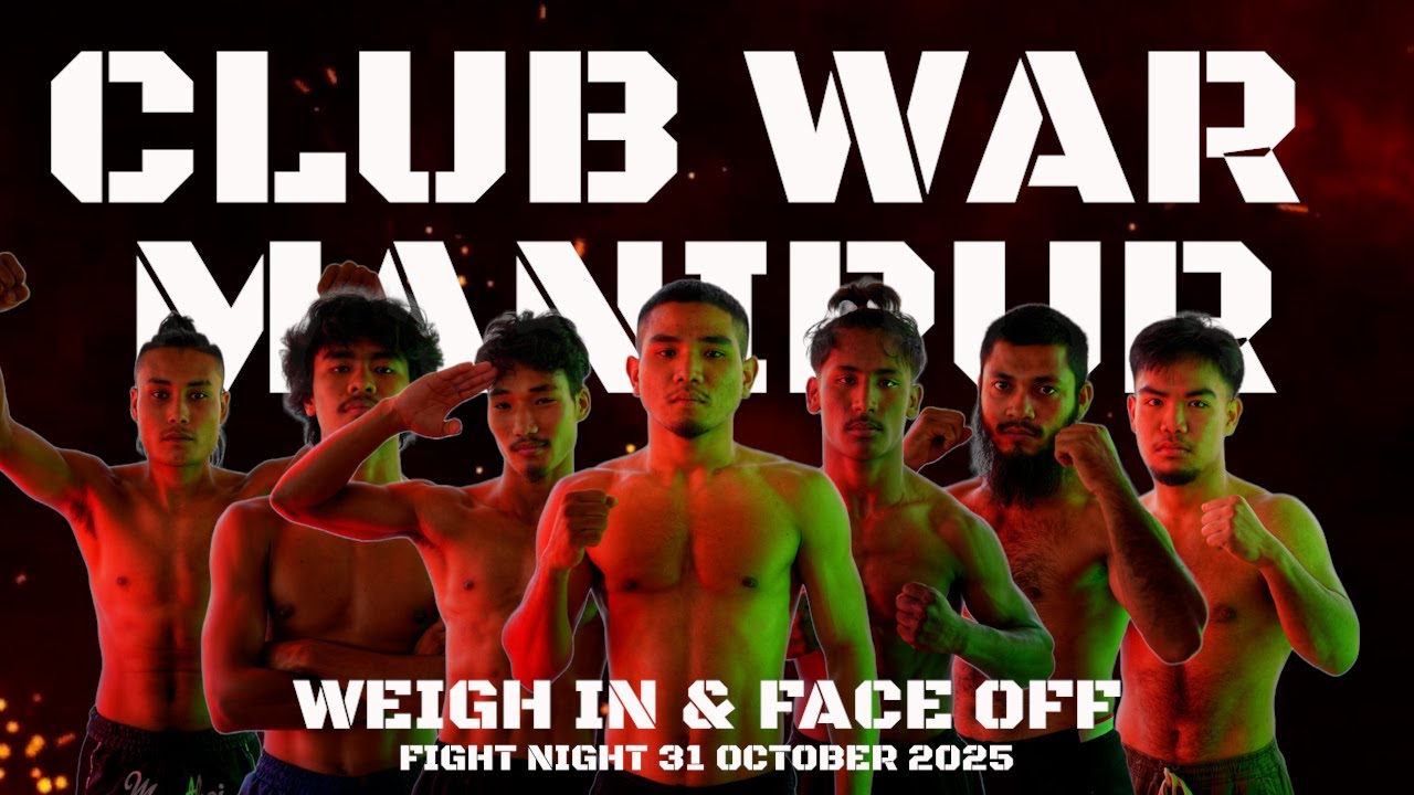 CLUB WAR MANIPUR | SEASON 2 | WEIGH IN & FACE OFF