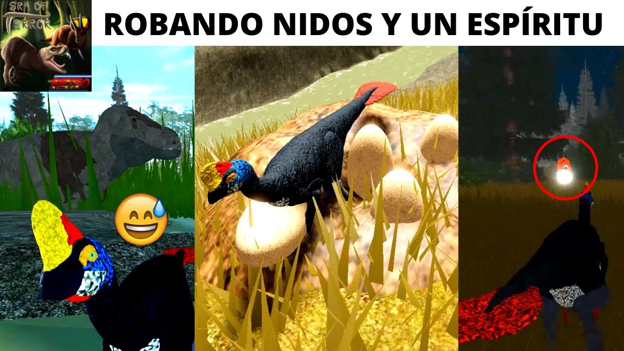 EL DINOSAURIO LADRÓN Y UN ESPÍRITU !! - Era of Terror Retro Roblox