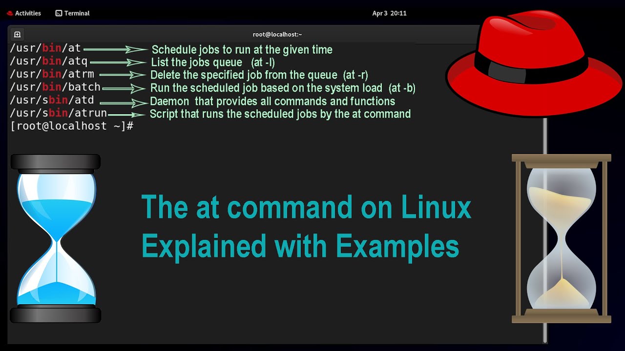 The at command on Linux Explained with Examples | Tasks scheduling | Tasks automation