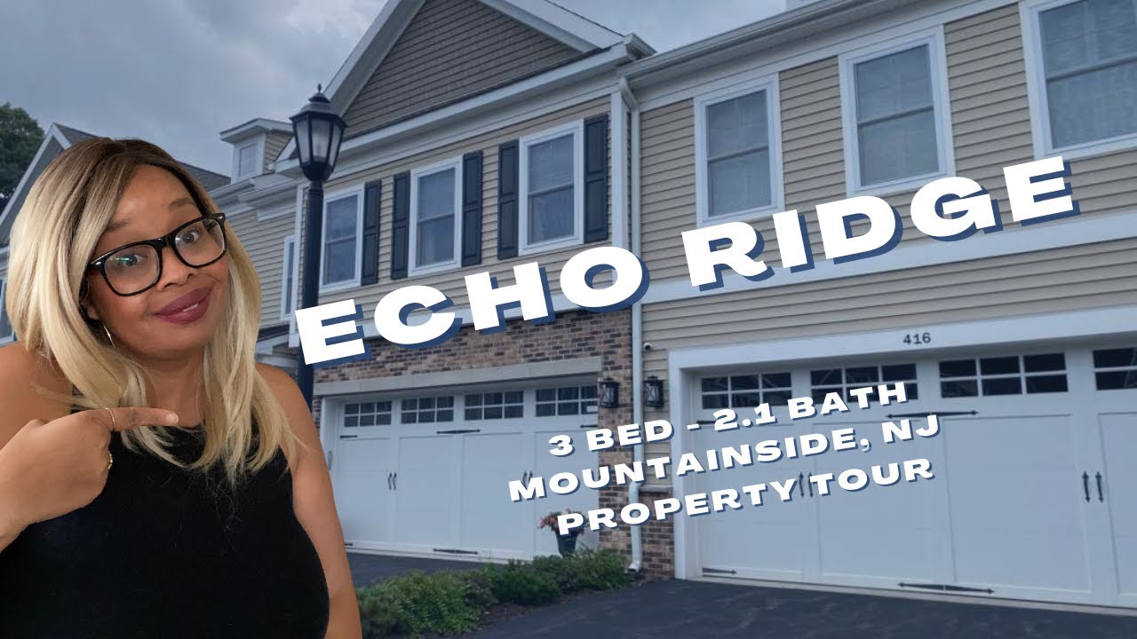 Townhouse in Mountainside New Jersey || Echo Ridge Townhome Tour || Living in Mountainside NJ ||