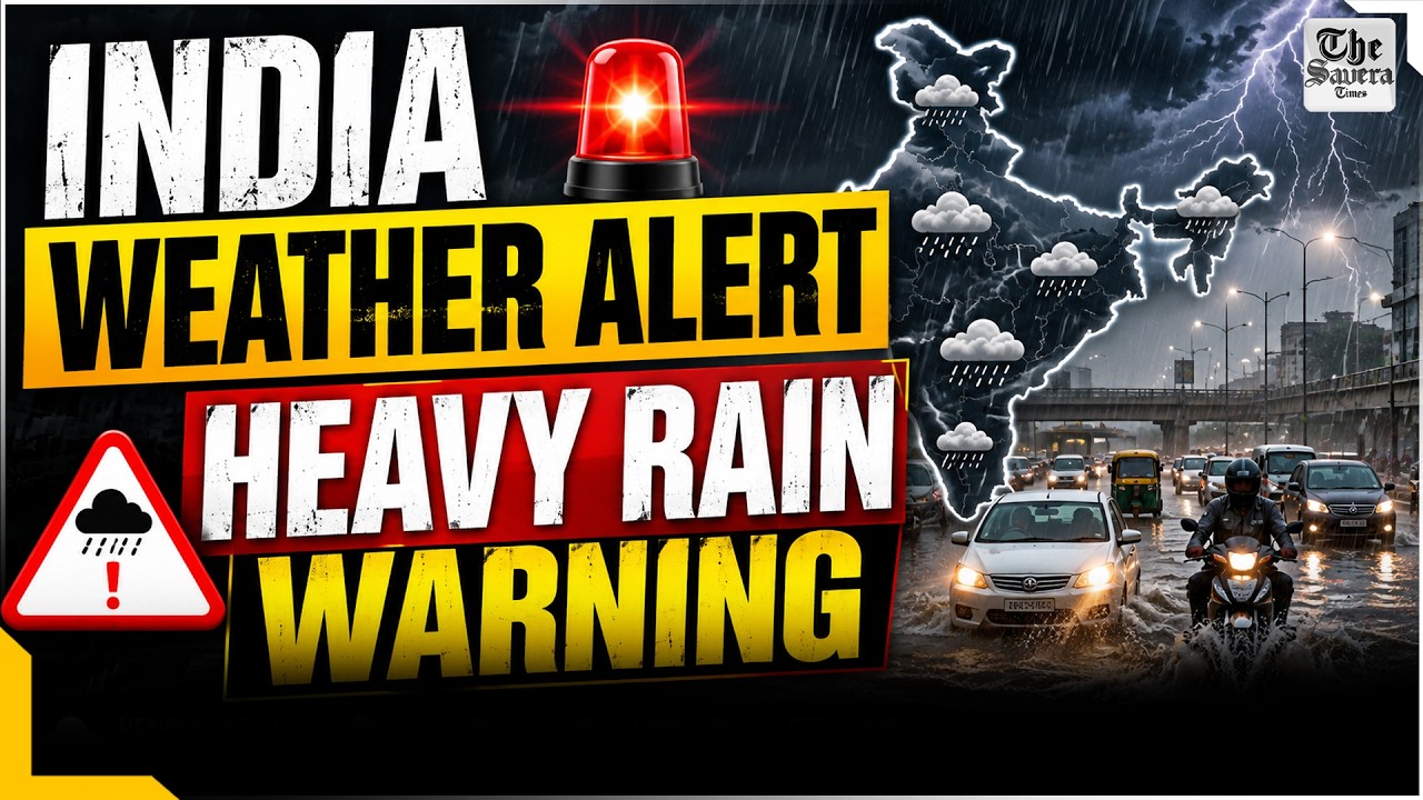 India Weather Alert: IMD Issues Orange Alert for Heavy Rain Across Multiple States