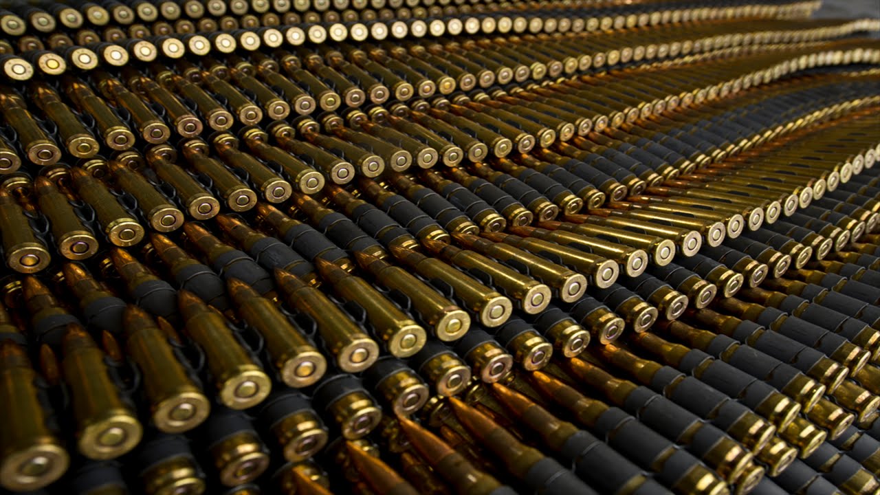 How the bullets are made in USA factories ? weaponry military power American  美國子彈工廠製作流程