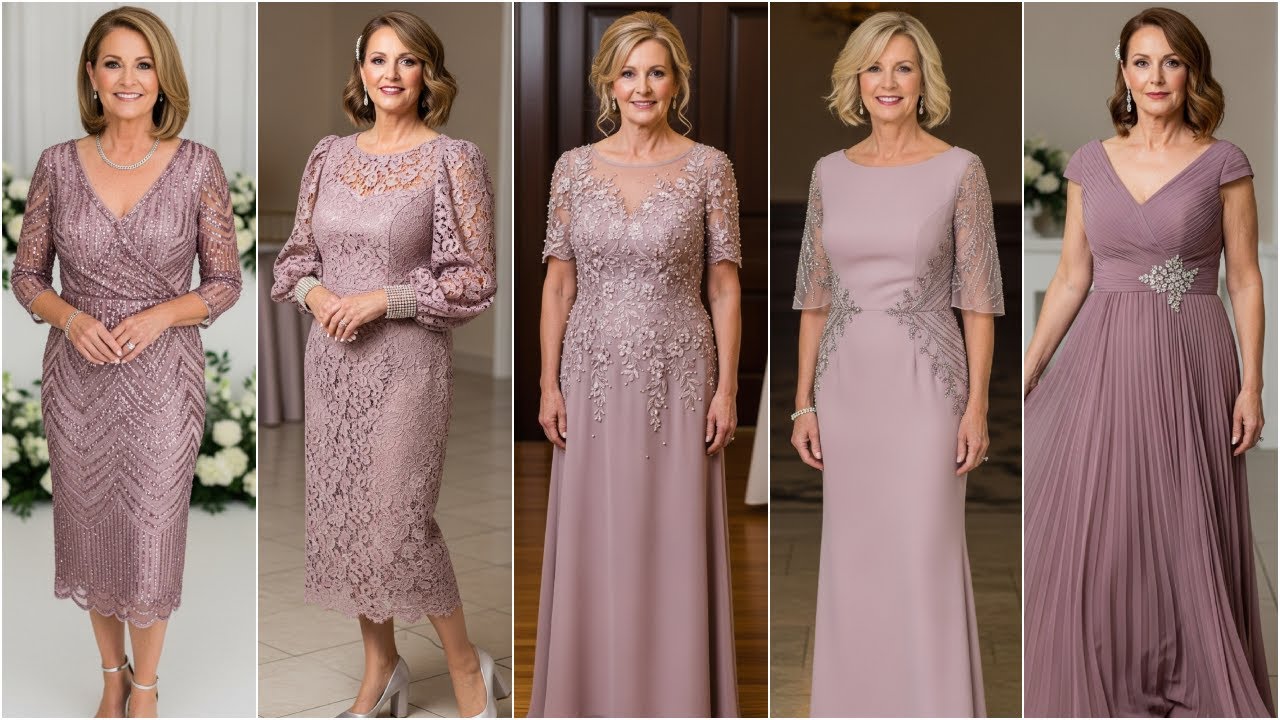 Mauve Color Mother of the Bride Gowns 2025: Elegant Picks, Flattering Fits, Styling Tips & Trends