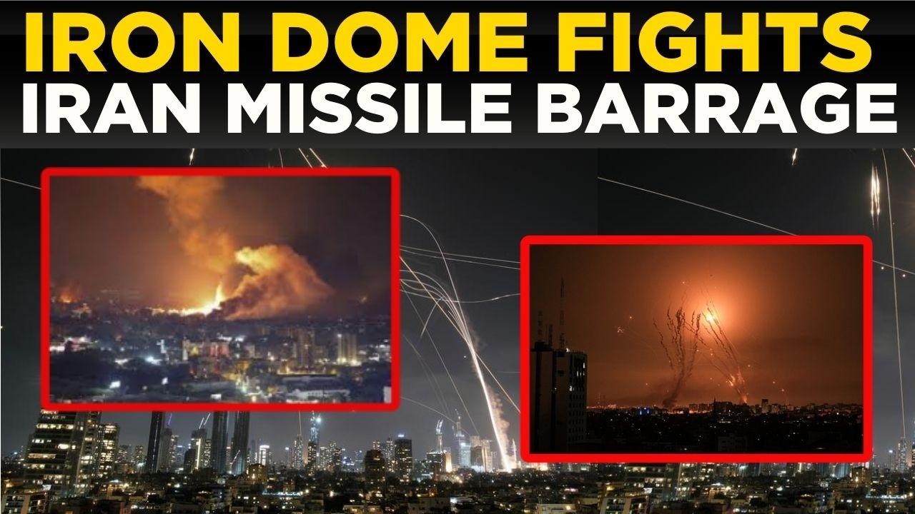 LIVE: IRAN UNLEASHES BALLISTIC MISSILES, Israel Hit in Tel Aviv | Iron Dome Fight